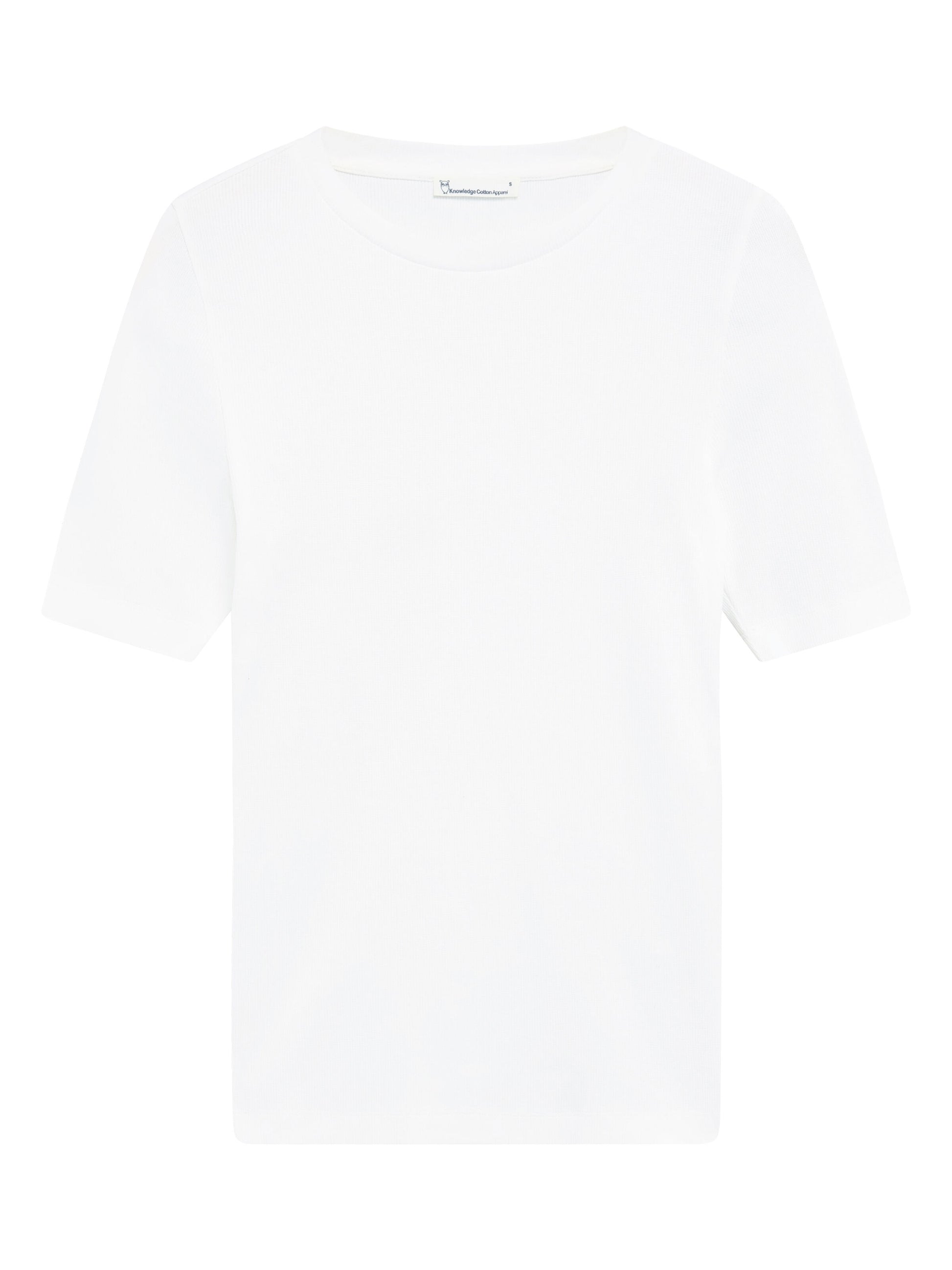 KCA - Rib t-shirt Star White - WERTE FREUNDE