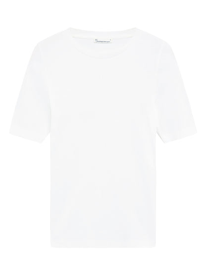 KCA - Rib t-shirt Star White - WERTE FREUNDE