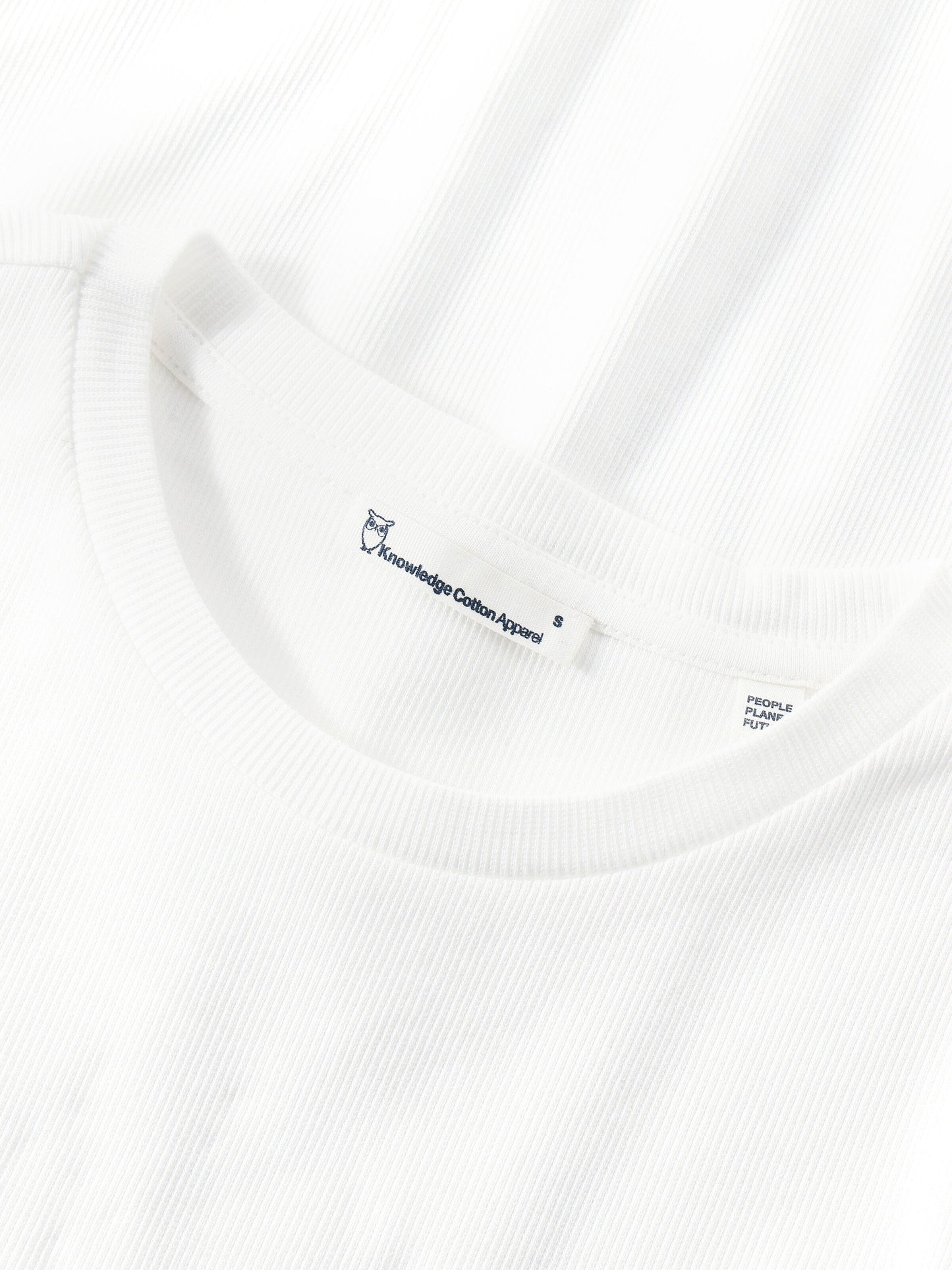 KCA - Rib t-shirt Star White - WERTE FREUNDE