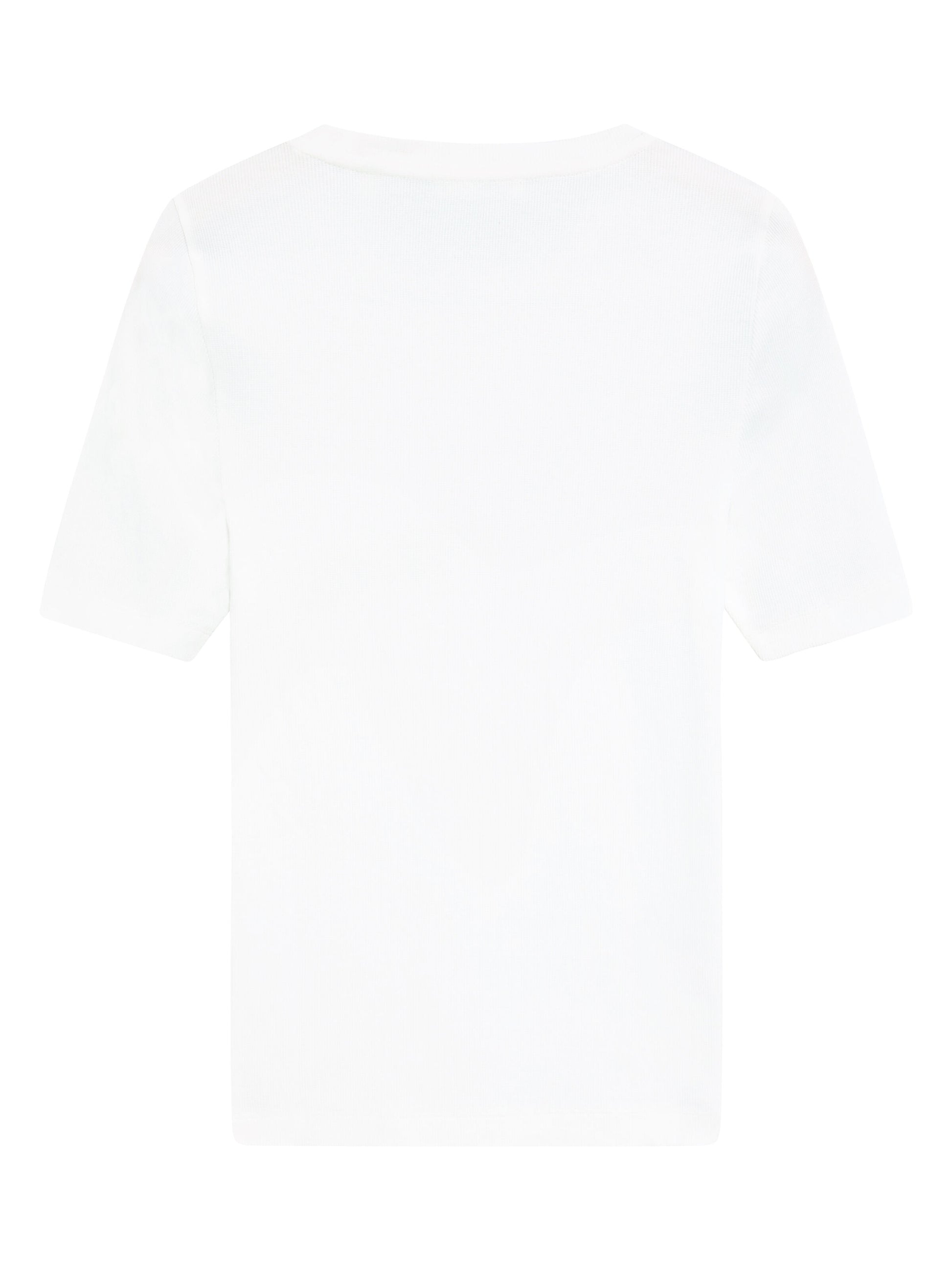 KCA - Rib t-shirt Star White - WERTE FREUNDE