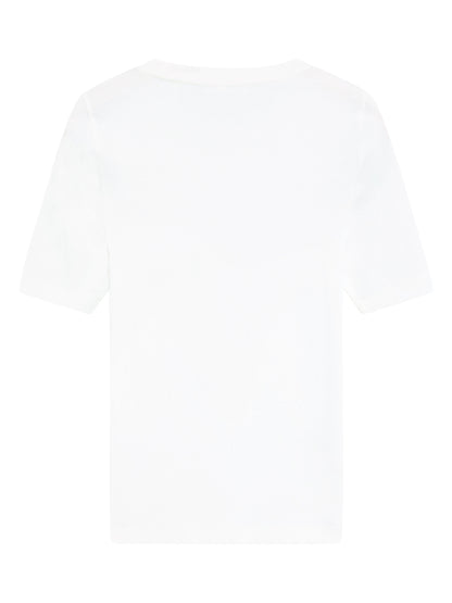 KCA - Rib t-shirt Star White - WERTE FREUNDE