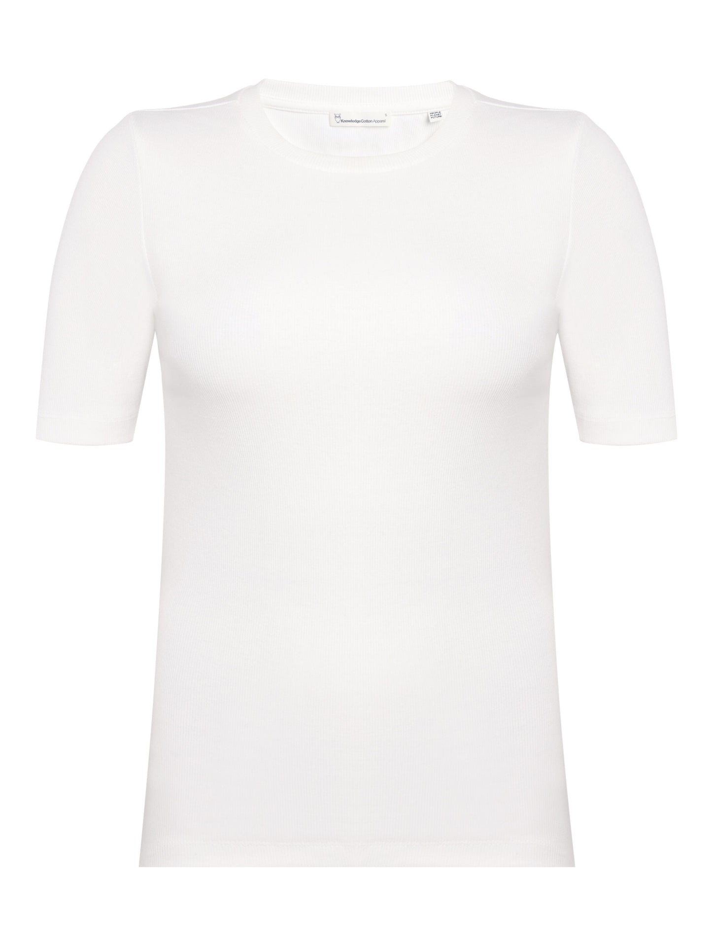 KCA - Rib t-shirt Star White - WERTE FREUNDE
