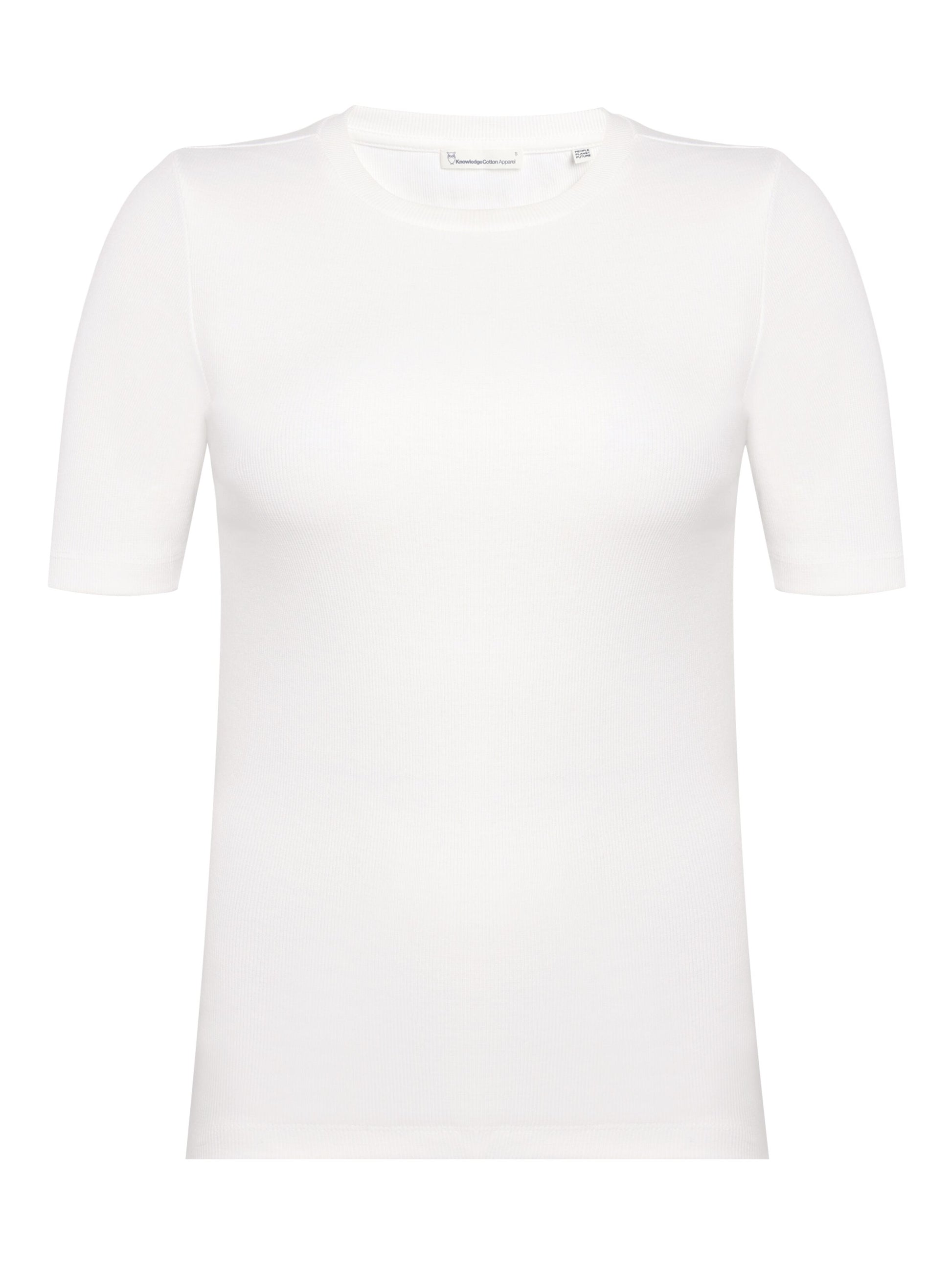 KCA - Rib t-shirt Star White - WERTE FREUNDE