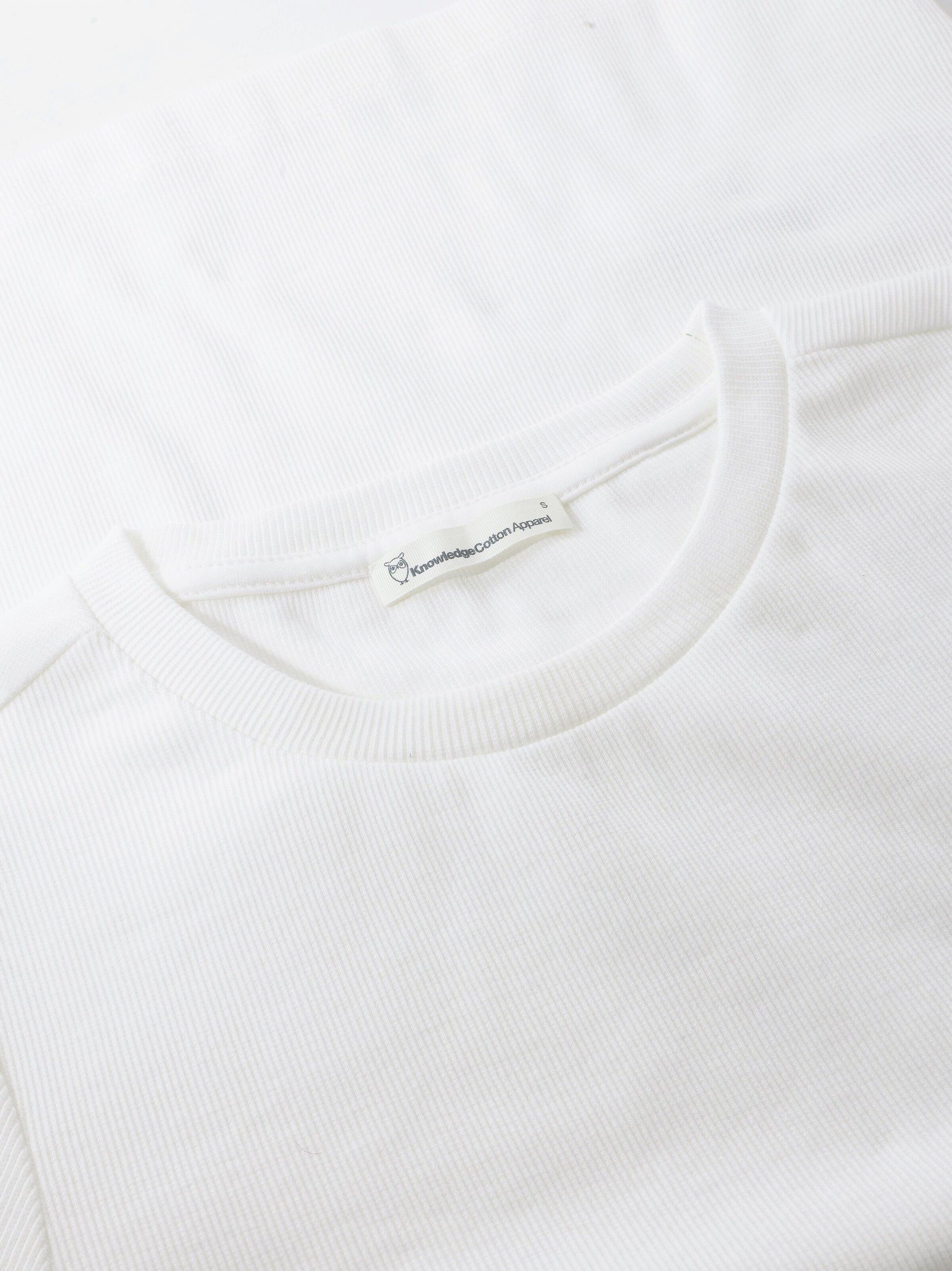 KCA - Rib t-shirt Star White - WERTE FREUNDE