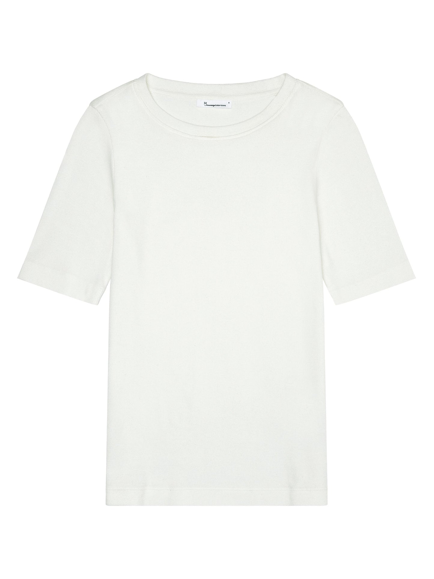 KCA - Rib t-shirt Star White - WERTE FREUNDE