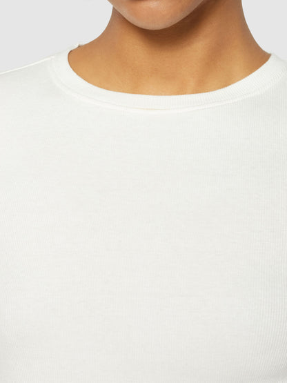 KCA - Rib t-shirt Star White - WERTE FREUNDE
