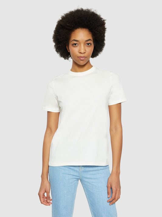 KCA - Basic pima cotton t-shirt - Vegan Egret