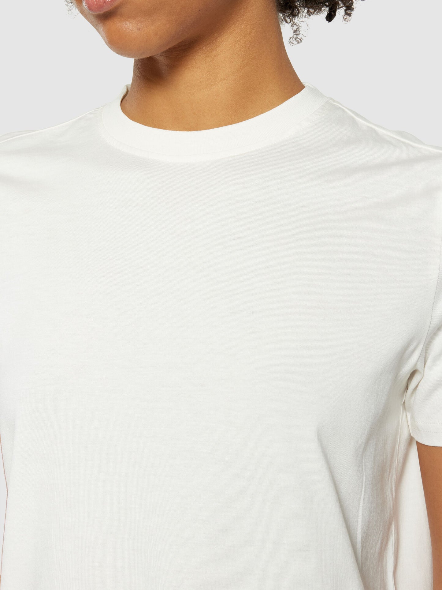 KCA - Basic pima cotton t-shirt - Vegan Egret