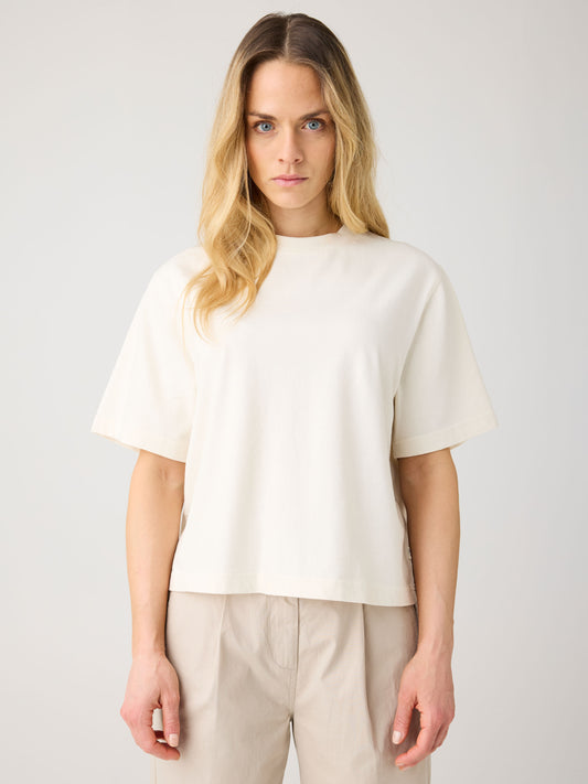 KCA - Relaxed t-shirt Egret - WERTE FREUNDE