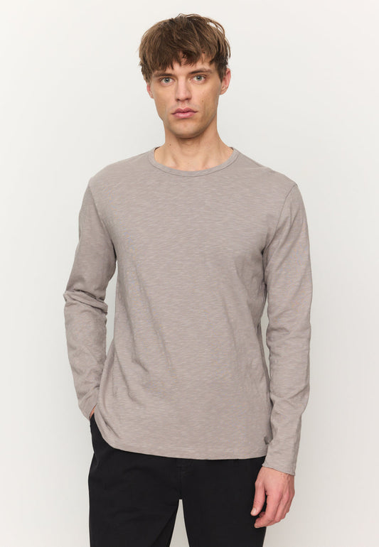 recolution - Longsleeve MACA greige - WERTE FREUNDE