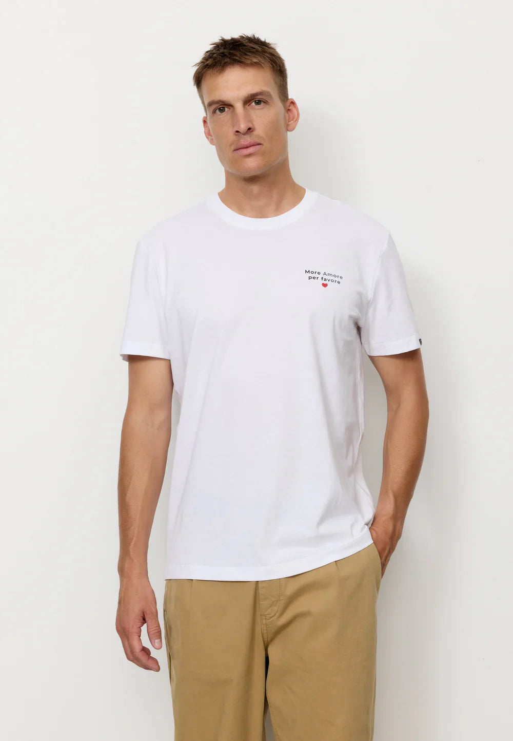 recolution - T-Shirt AGAVE MORE AMORE white - WERTE FREUNDE