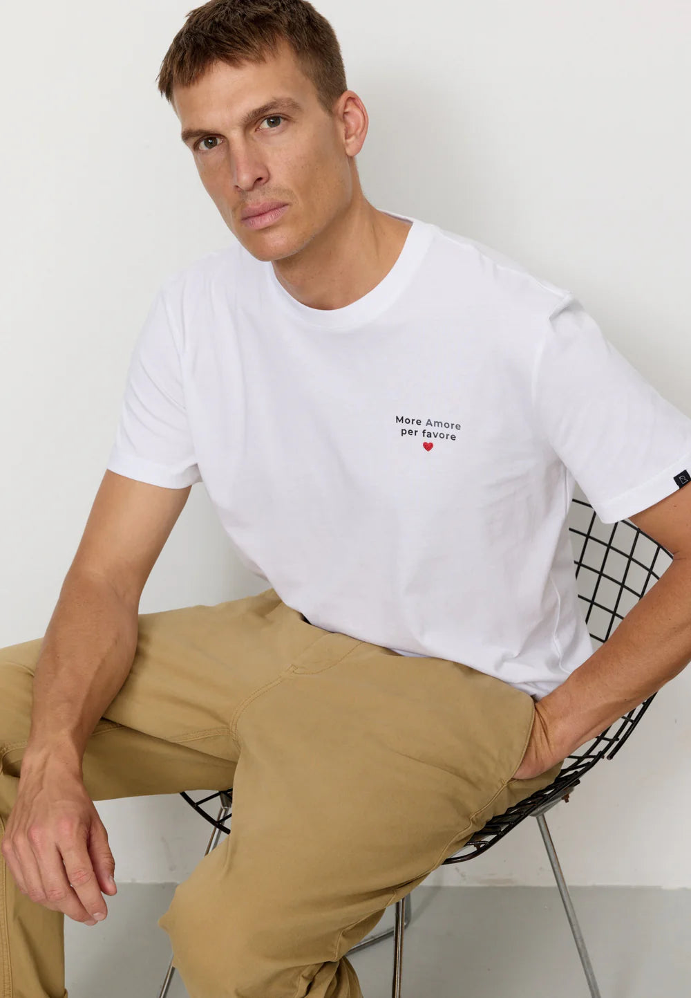 recolution - T-Shirt AGAVE MORE AMORE white - WERTE FREUNDE