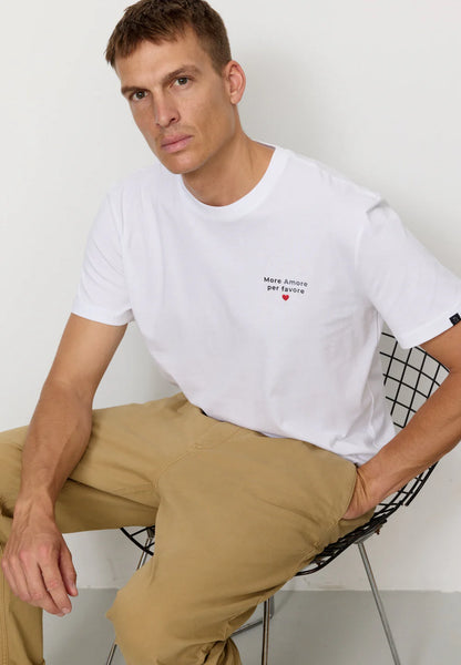 recolution - T-Shirt AGAVE MORE AMORE white - WERTE FREUNDE