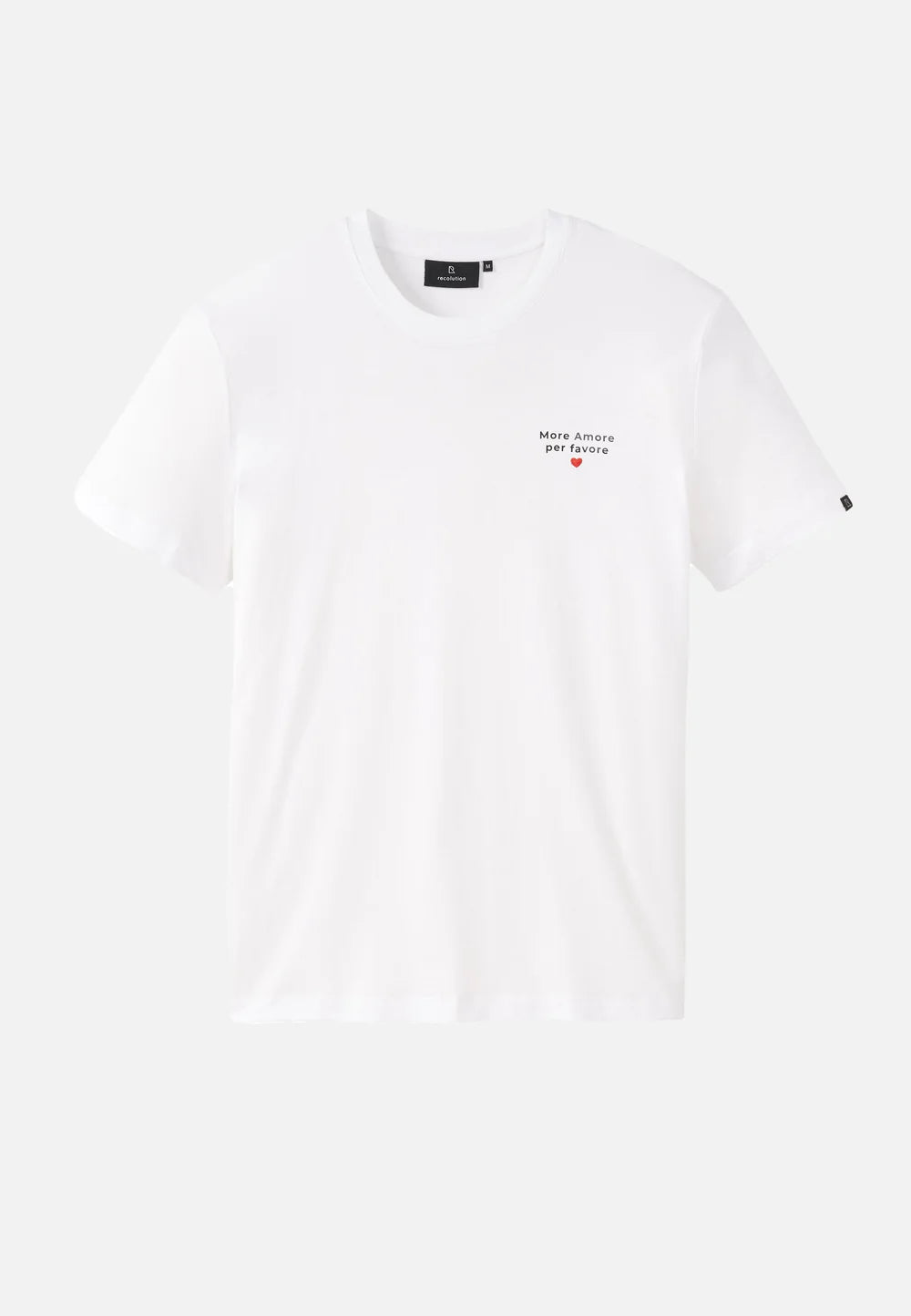 recolution - T-Shirt AGAVE MORE AMORE white - WERTE FREUNDE