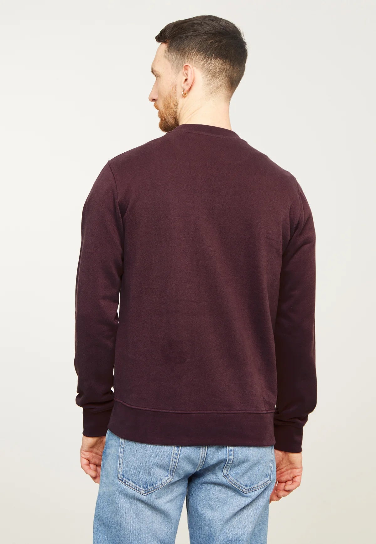 recolution - Sweatshirt TAMARILLO dark plum - WERTE FREUNDE