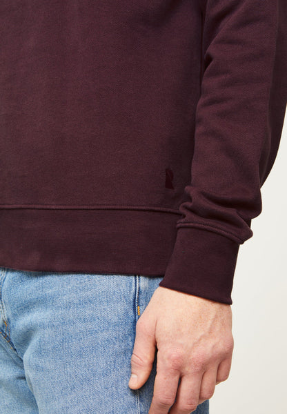 recolution - Sweatshirt TAMARILLO dark plum - WERTE FREUNDE
