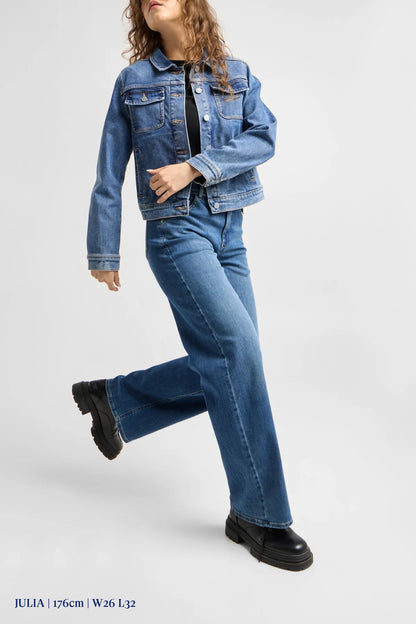 Dawn Denim - BLINK Wide Barrel Soft Denim - Classic Vintage Blue