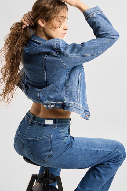 Dawn Denim - BLINK Wide Barrel Soft Denim - Classic Vintage Blue