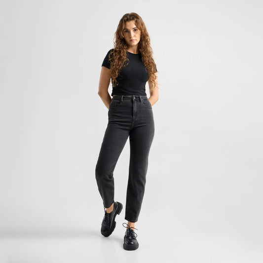 Dawn Denim - STARDUST O-Shape Soft Denim - Classic Black/Black