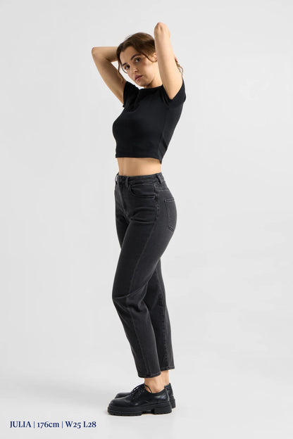 Dawn Denim - STARDUST O-Shape Soft Denim - Classic Black/Black