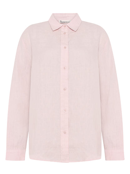 KCA - Loose linen shirt Pale Lilac - WERTE FREUNDE