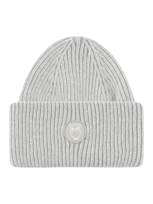 KCA - Big rib beanie - RWS Grey Melange