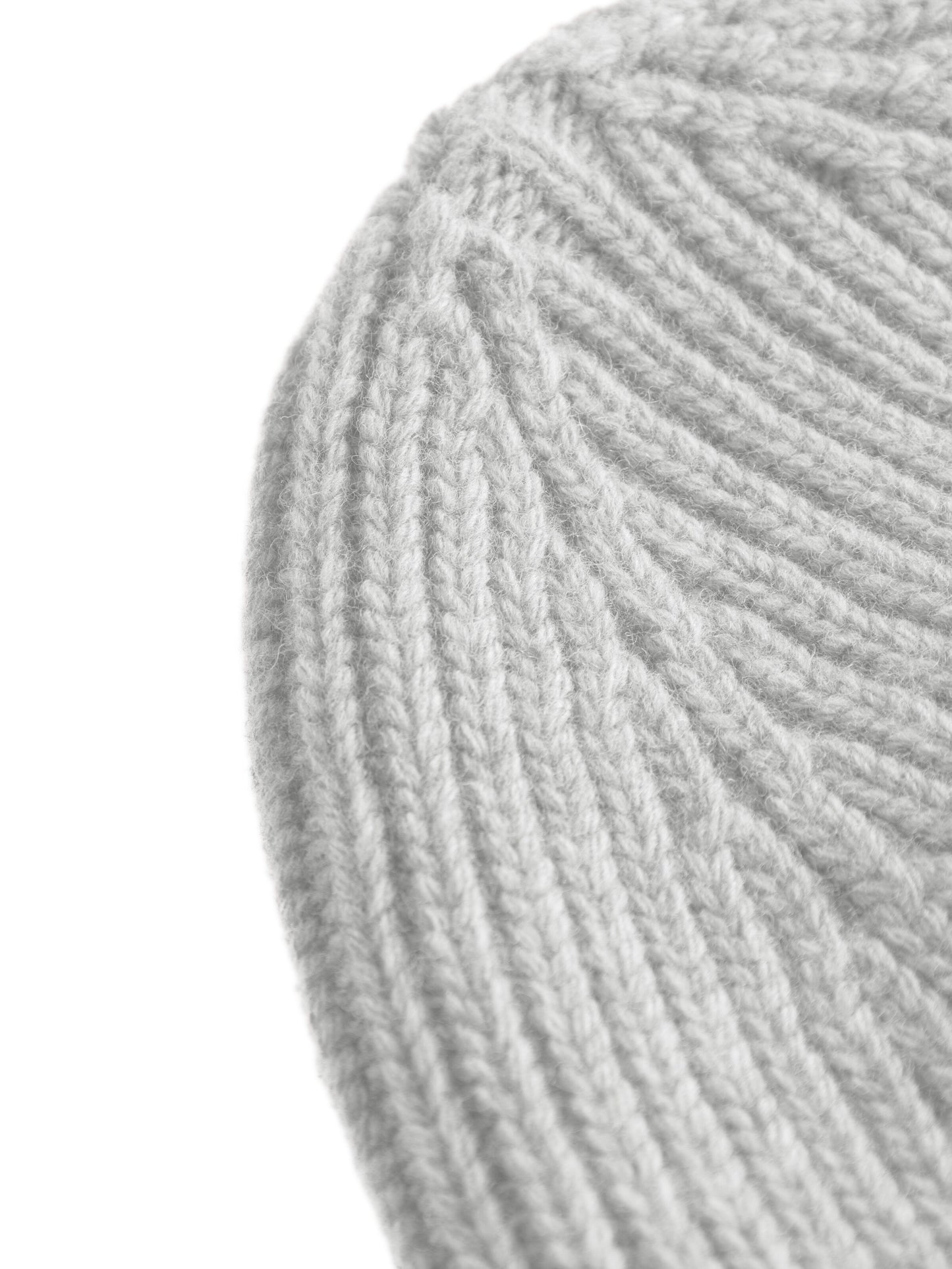 KCA - Big rib beanie - RWS Grey Melange