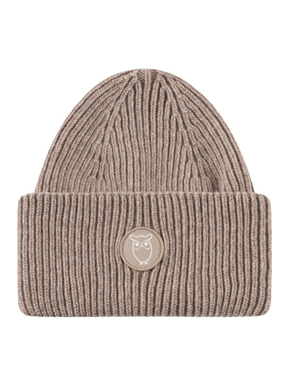 KCA - Big rib beanie Kelp melange One Size