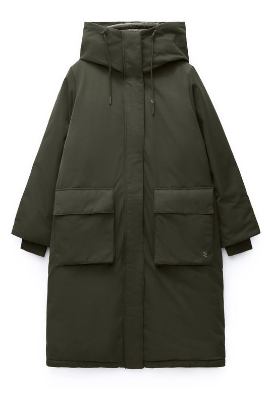 embassy - CASSIS UTILITY PARKA BLACK OLIVE