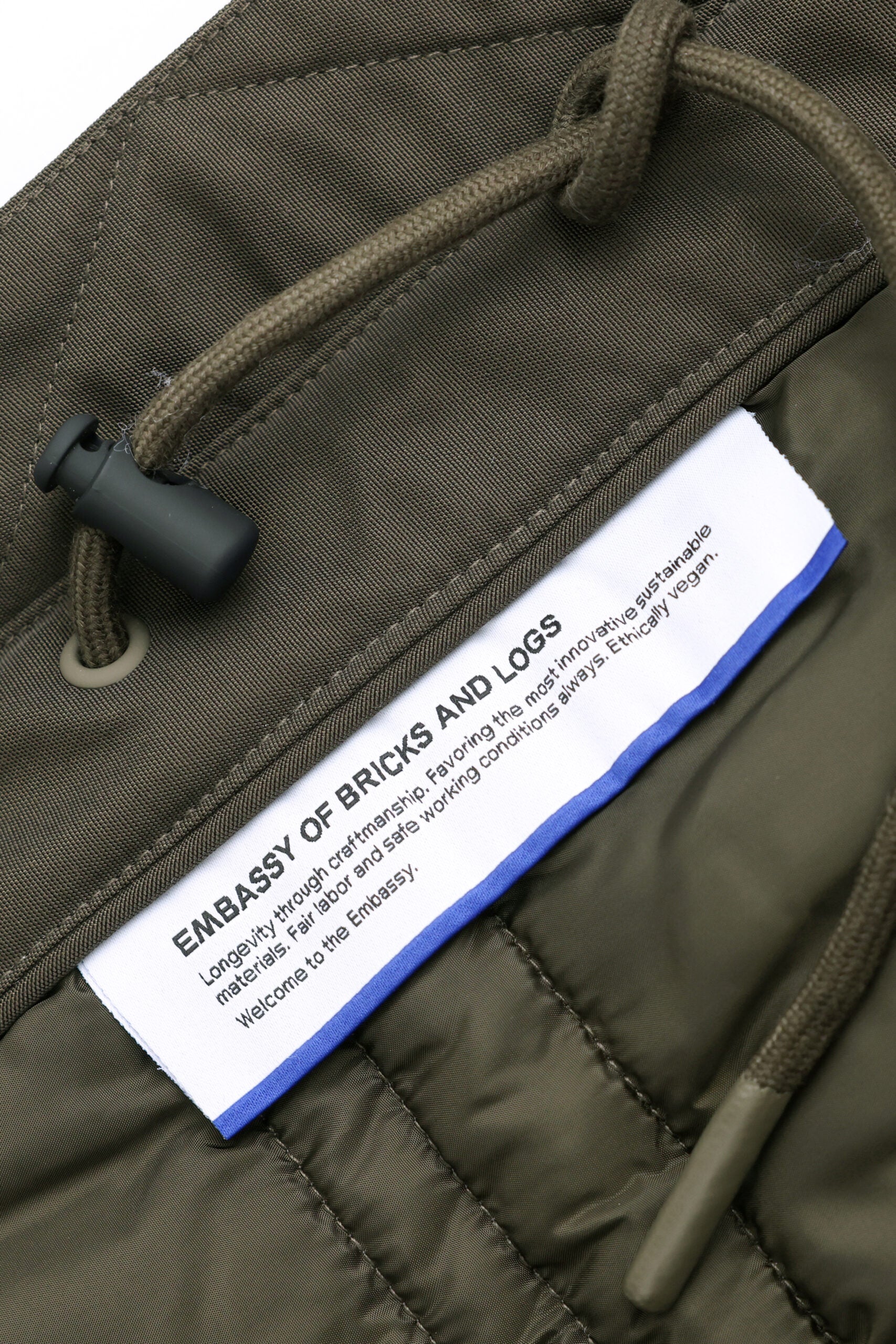 embassy CASSIS UTILITY PARKA BLACK OLIVE WERTE FREUNDE