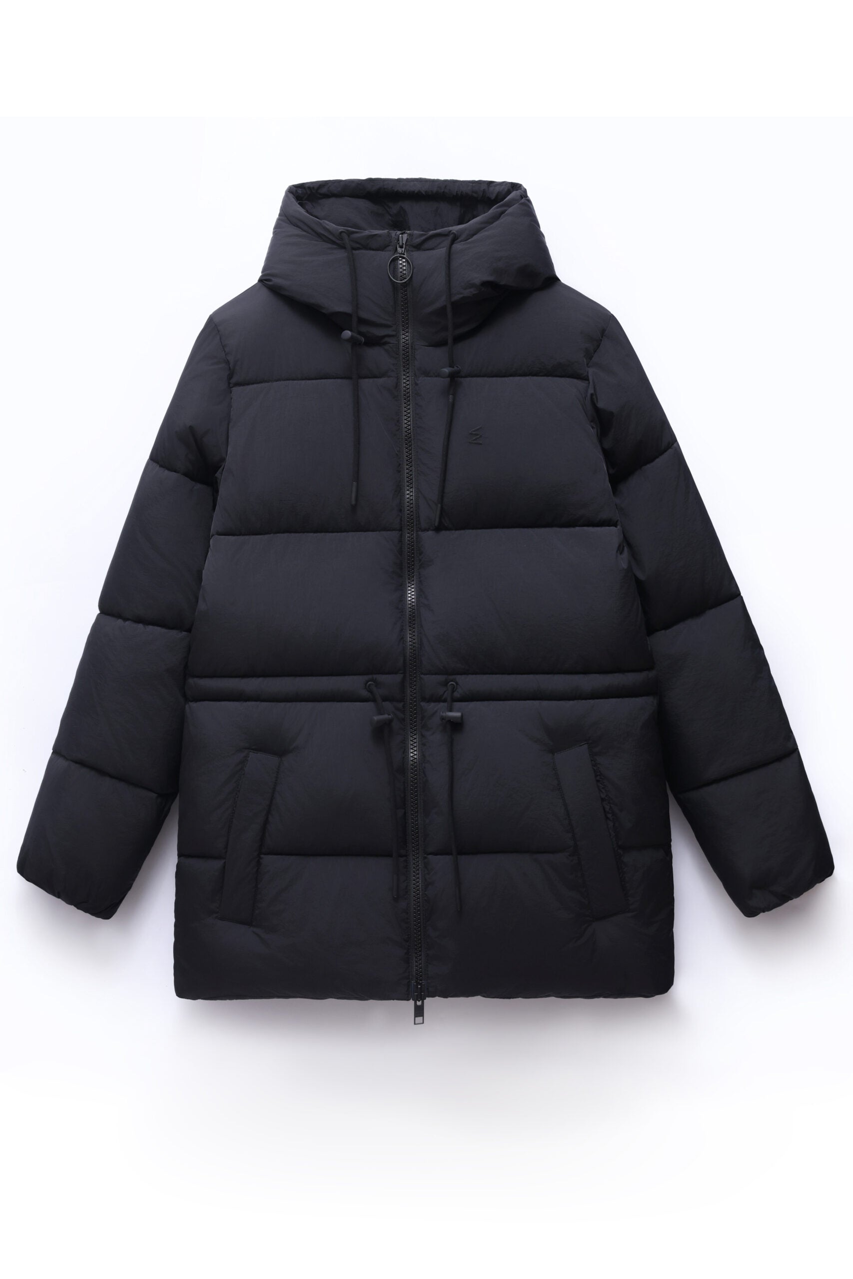 Black puffer jacket size 8 2025