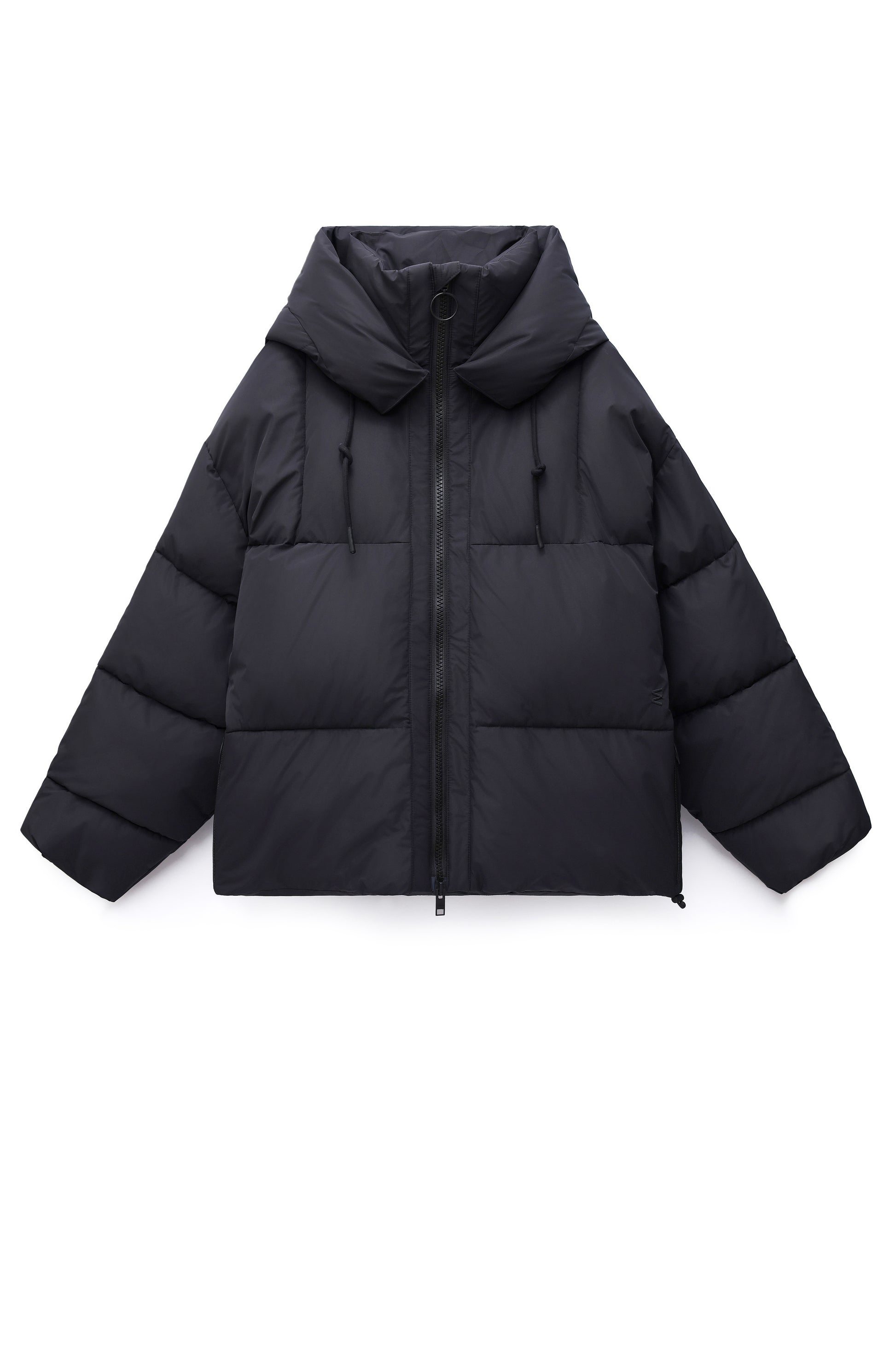 embassy - ZONZA PUFFER JACKET BLACK - WERTE FREUNDE
