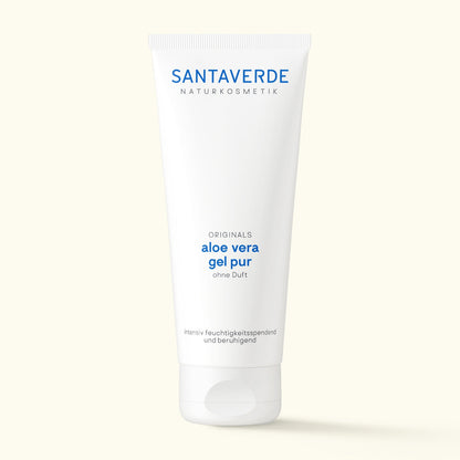 Santaverde - Aloe Vera Gel Pur ohne Duft 100ml - WERTE FREUNDE