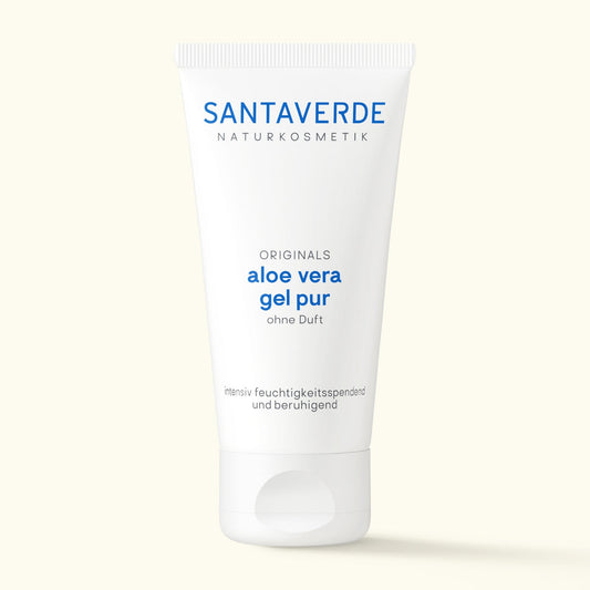 Santaverde - Aloe Vera Gel Pur ohne Duft Reisegröße 50ml - WERTE FREUNDE