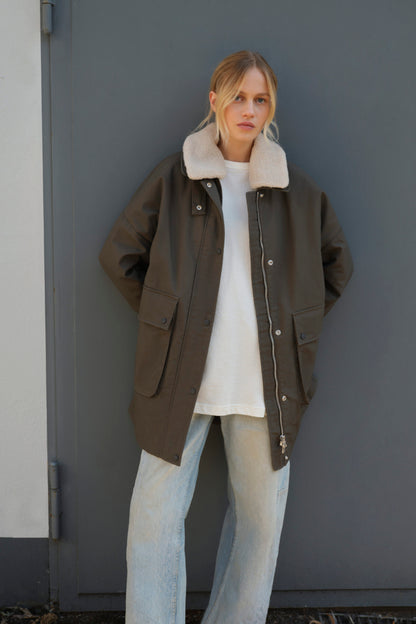 embassy - MAINE PARKA OLIVE