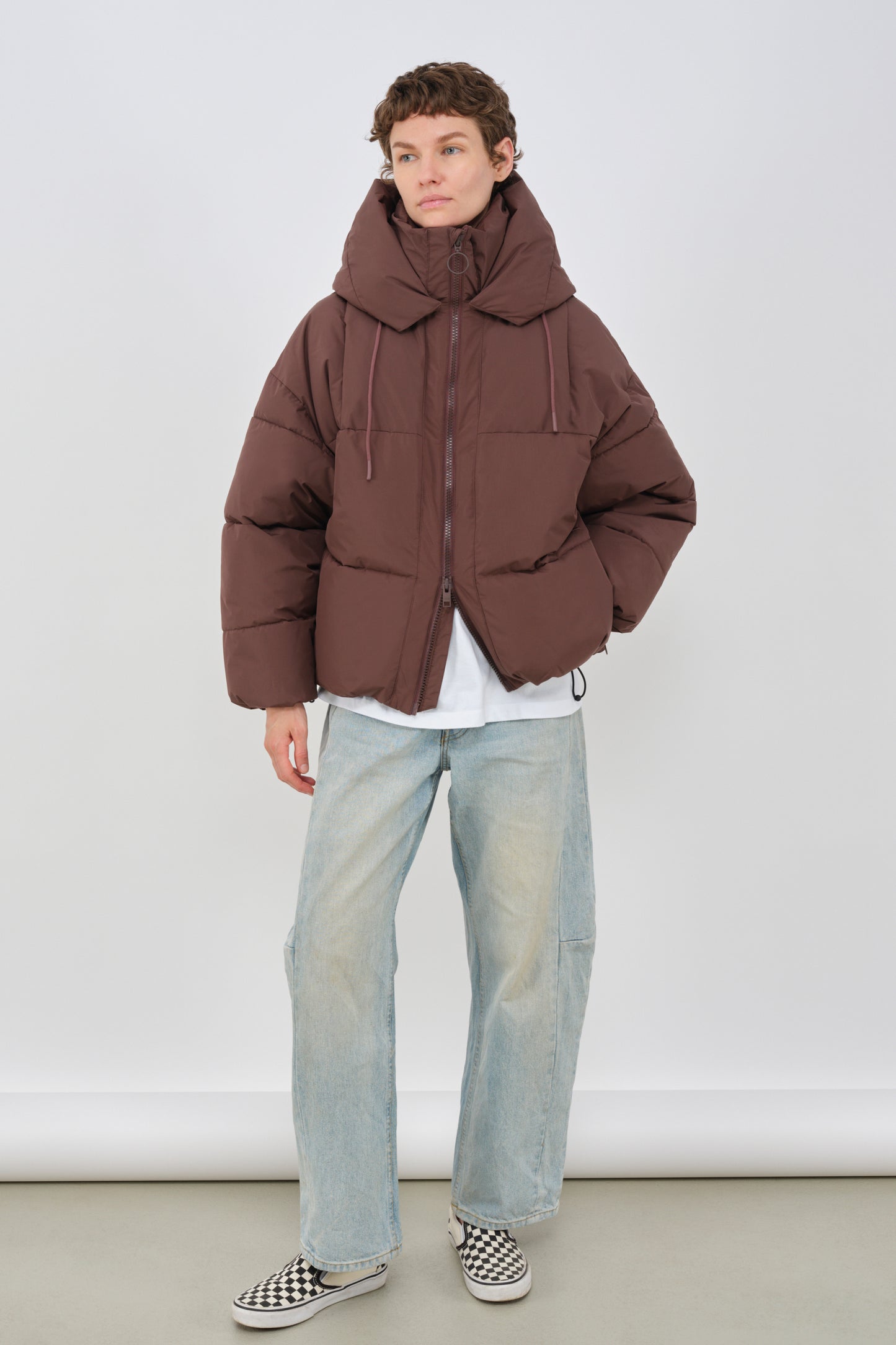 embassy - ZONZA PUFFER JACKET FRENCH ROAST - WERTE FREUNDE