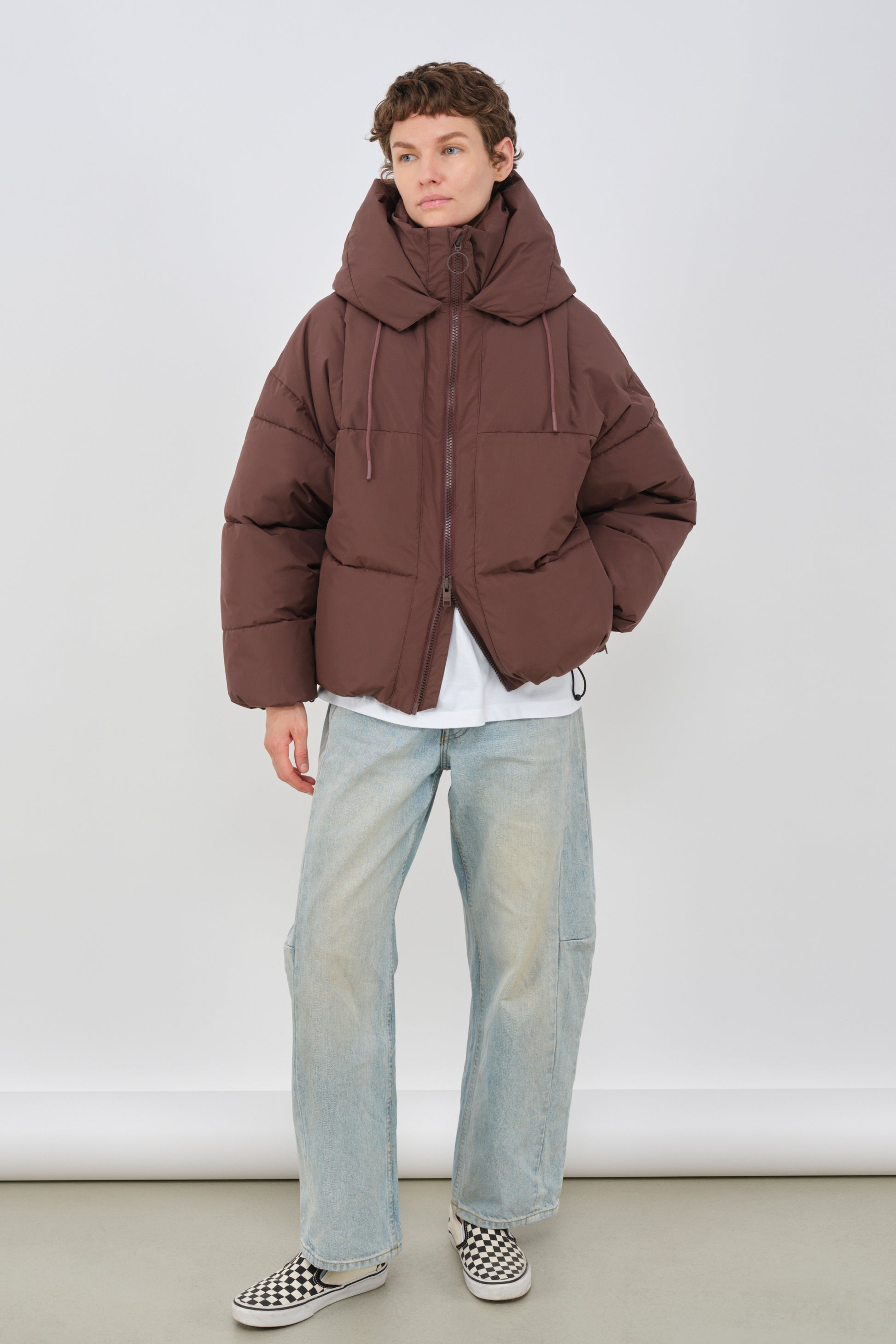 embassy - ZONZA PUFFER JACKET FRENCH ROAST - WERTE FREUNDE