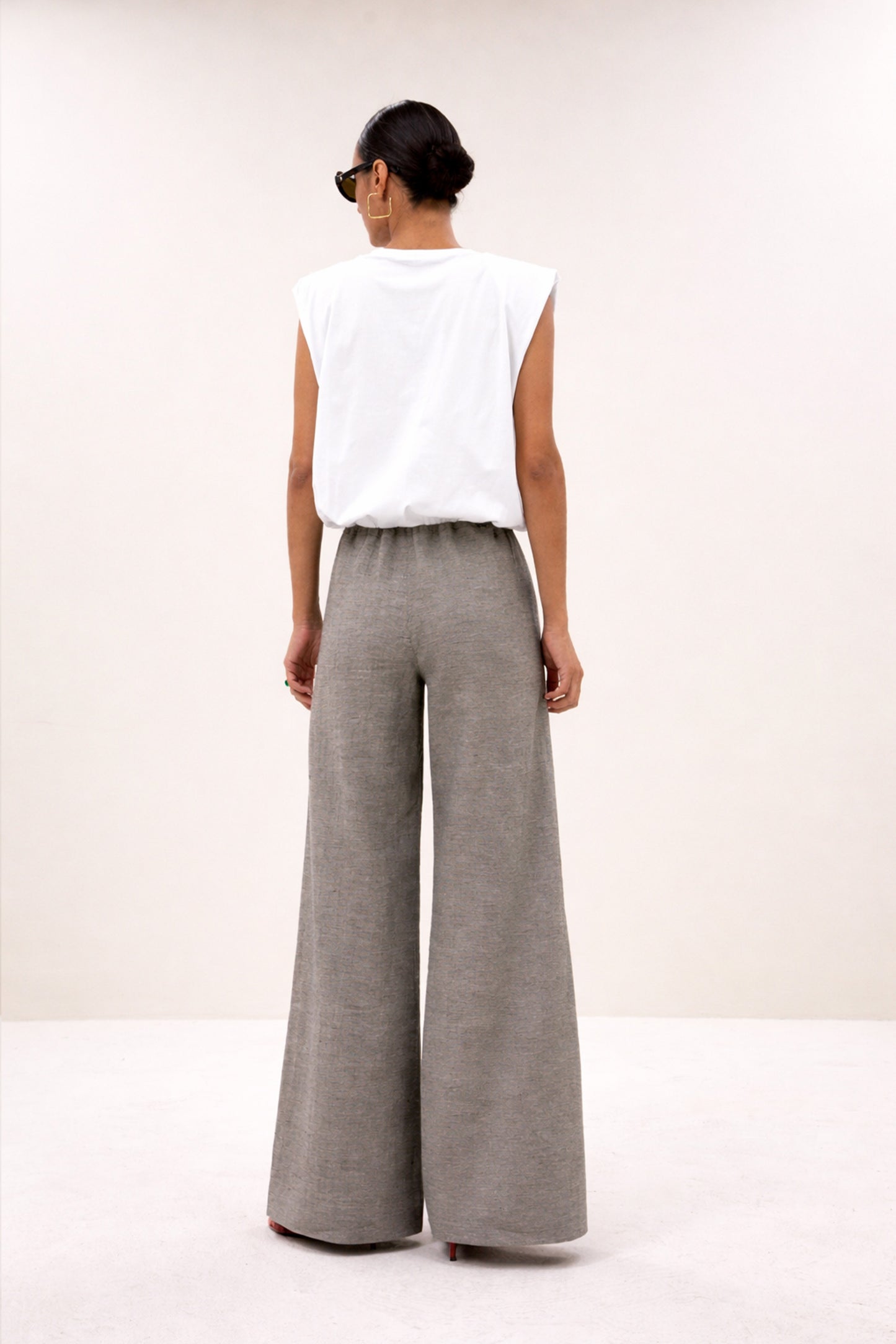 by-bar - nilou jersey top off white - WERTE FREUNDE