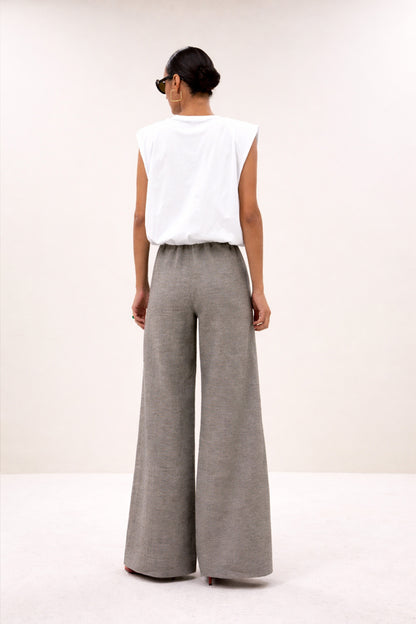 by-bar - nilou jersey top off white - WERTE FREUNDE