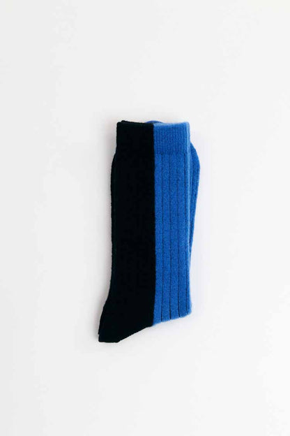 Suite 13 - BICOLOR SOCKS WOOL BLUE