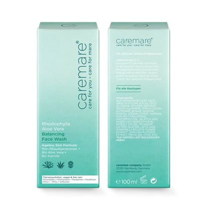 caremare - Balancing Face Wash Rhodophyta Aloe Vera 100ml