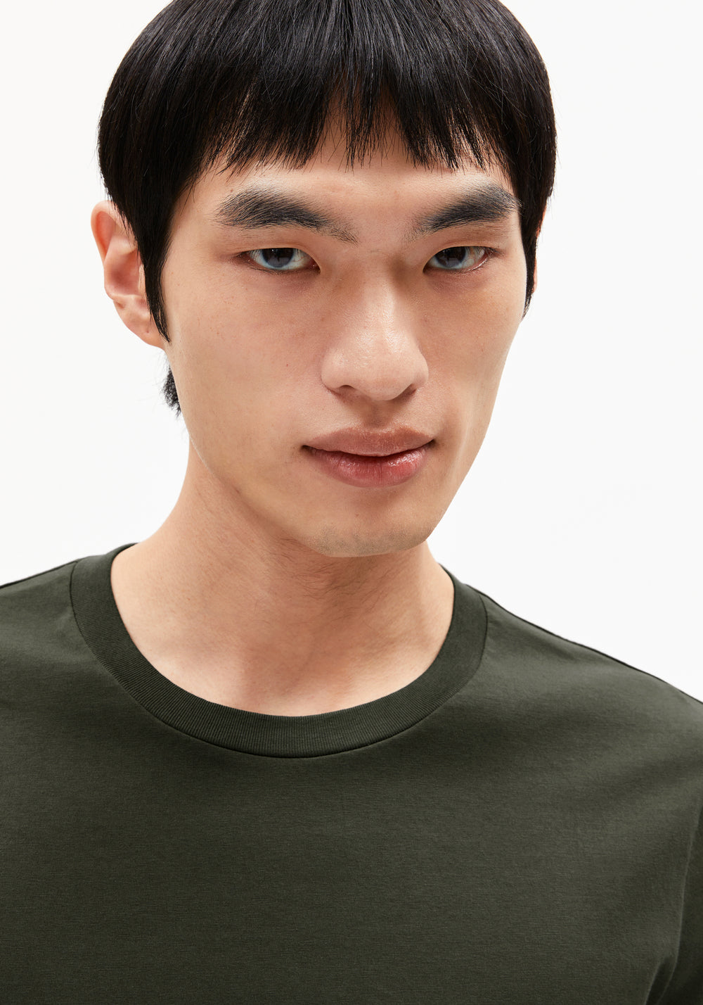 Armedangels - JAAMES Jersey Shirts T-Shirt forest pine - WERTE FREUNDE