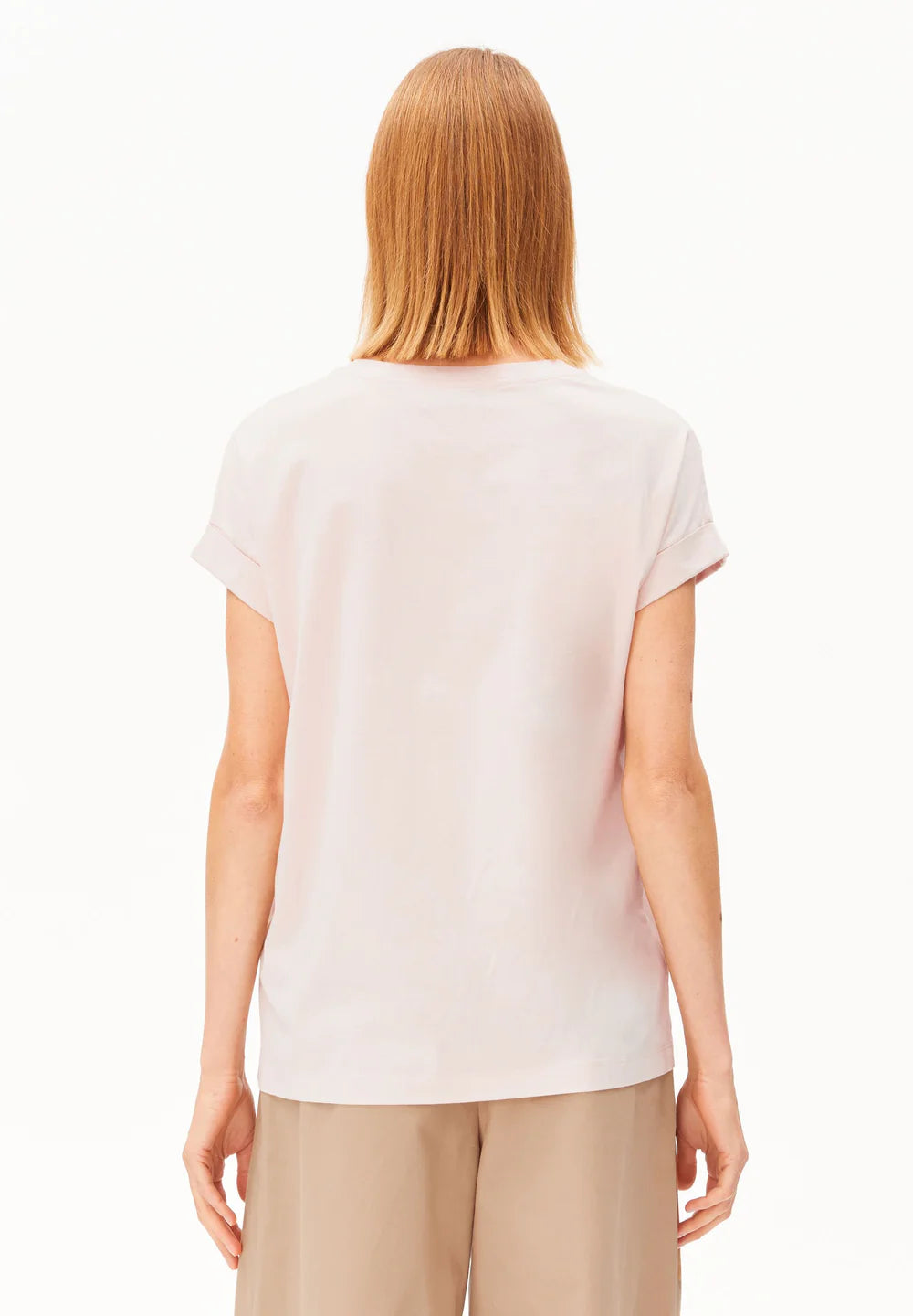 Armedangels - IDAARA T-SHIRT pale peach - WERTE FREUNDE