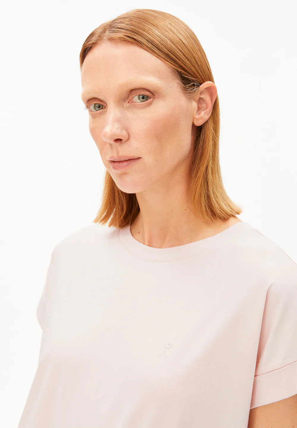 Armedangels - IDAARA T-SHIRT pale peach - WERTE FREUNDE