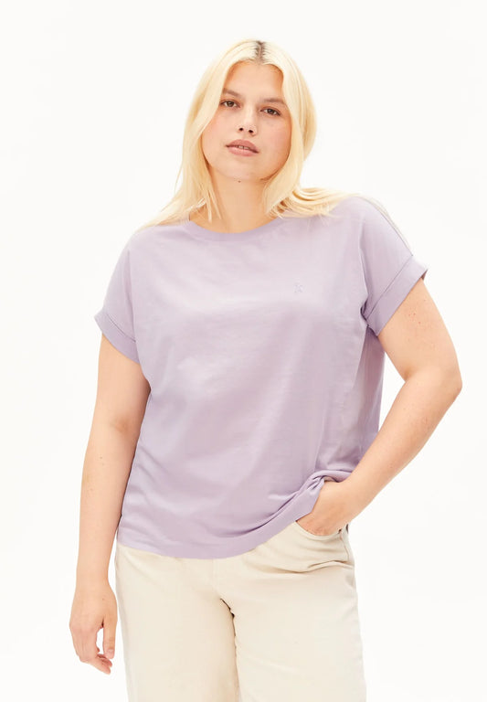 Armedangels - IDAARA T-SHIRT moonlit lilac