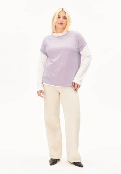 Armedangels - IDAARA T-SHIRT moonlit lilac