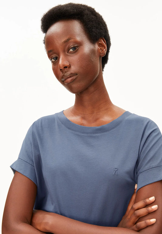 Armedangels - IDAARA T-SHIRT dusty moon