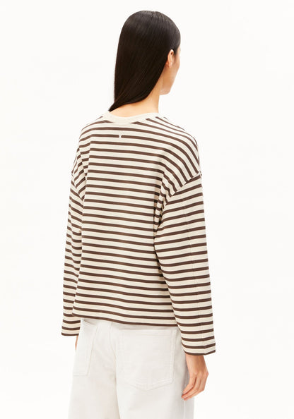 Armedangels - FRANKAA MAARLEN STRIPE SWEAT Sweatshirts undyed-claystone