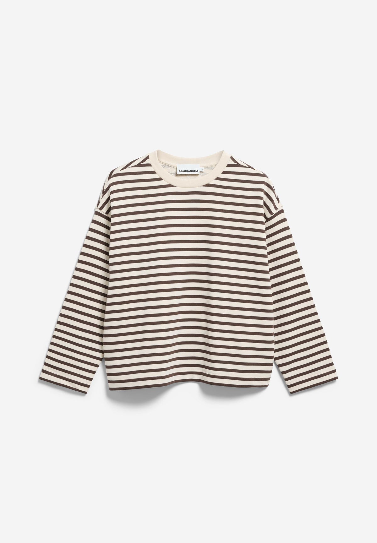 Armedangels - FRANKAA MAARLEN STRIPE SWEAT Sweatshirts undyed-claystone - WERTE FREUNDE