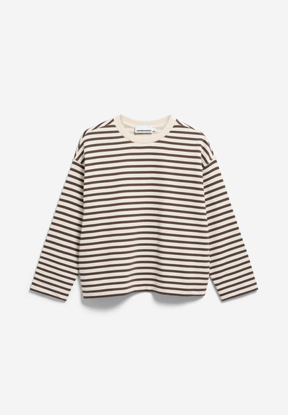 Armedangels - FRANKAA MAARLEN STRIPE SWEAT Sweatshirts undyed-claystone - WERTE FREUNDE